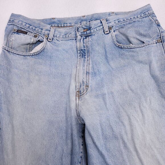 Calvin Klein Casual Button Zip Denim Medium Wash Jeans Mens Size 36 Blue - Picture 1 of 12